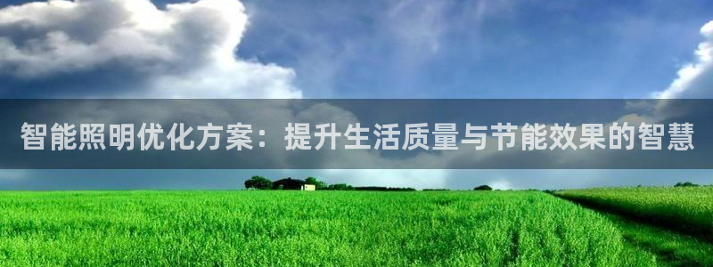 云顶国际官网app下载安卓：智能照明优化